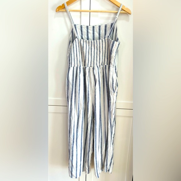 Sleeveless Wide-Leg striped Jumpsuit for Women - Picture 2 of 2
